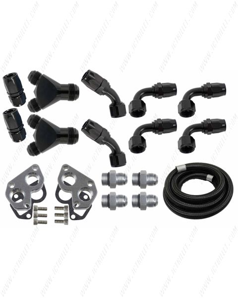 AN Radiator Hose Kit for Remote Electric Water Pump