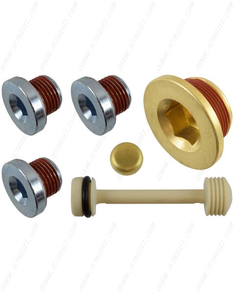 LS Engine Block Coolant Oil Threaded Drain Plug LS1 LS2 LS3 L92 LQ4 LQ9 LSX Barbell Freeze