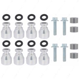 551287-LS-022 Fuel Injector Spacer Set of 8 LS2 Intake Manifold to LS Truck Injector Adapter