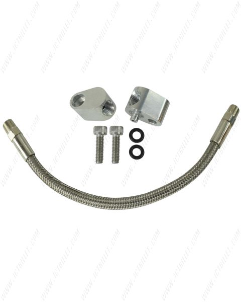 LS LS1 Throttle Body Coolant Bypass Hose Kit / Head Steam Port Crossover