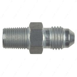 AN816-04-02A Straight -4AN Flare Male to 1/8"NPT Pipe Adapter Fitting 4 AN Bare Aluminum