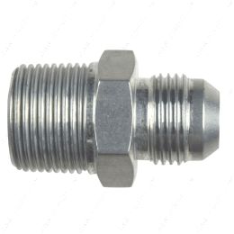 AN816-10-12A Straight -10AN Flare Male to 3/4"NPT Pipe Adapter Fitting 10 AN Bare Aluminum