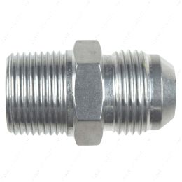 AN816-12-12A Straight -12AN Flare Male to 3/4"NPT Pipe Adapter Fitting 12 AN Bare Aluminum