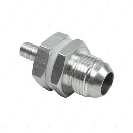 AN861-10-37A -10AN Straight to 3/8" Hose Barb Double Fuel Pump Tank Fitting Bulkhead Adapter