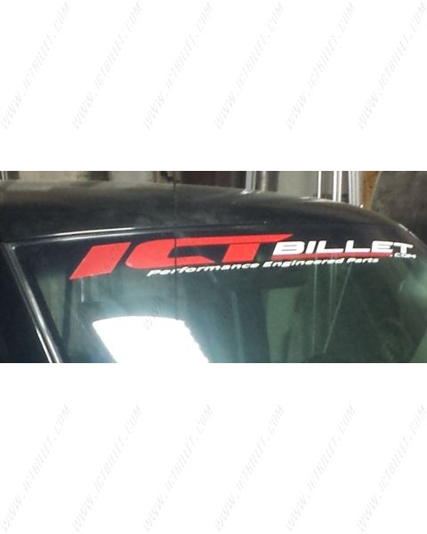 ICTBillet Windshield Sticker Banner Vinyl Full Color Decal