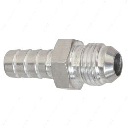 F06AN375BA-A -6AN Flare to 3/8" (.375) Hose Barb Adapter Fitting Aluminum Flare