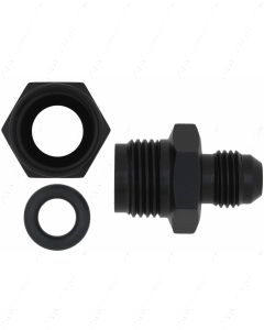 F06AN375CP Power Steering 3/8 (.375) Hose Barb Outlet to -6AN Adapter Fitting