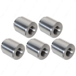 FM1015BUNG-5 5pc Aluminum M10-1.5mm Weld On Bung Female Nut Threaded Insert Metric 10mm