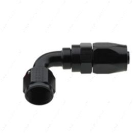 FRA-229016-BL Fragola - 16AN 90 Degree, Braided Hose End - Black