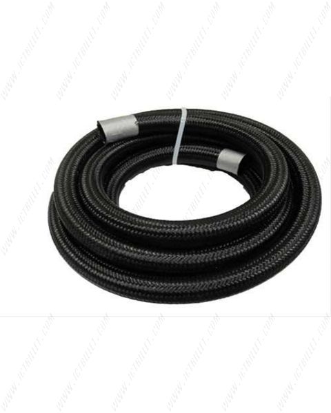 1 Foot Length - Fragola - 10AN,  Black Nylon Braided Hose