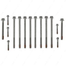 551854-STOCK GS33380 1 Head Set - LS Head Bolt Kit Short Long OEM Style 97-03 LS1 4.8L 5.3L 6.0L