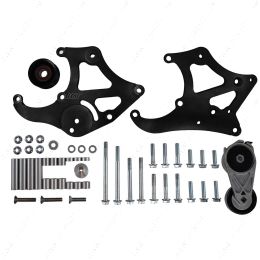 551474-2B LS1 Camaro - Black Sanden 508 A/C Air Conditioner Compressor Bracket Kit LS AC GTO