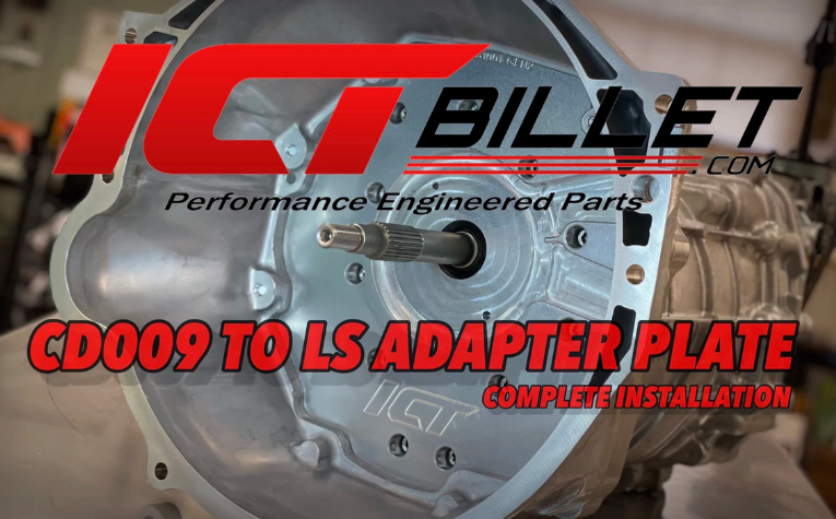 Our CD009 to LS Transmission Adapter Complete Installation!